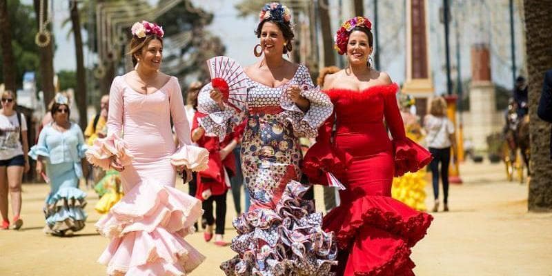 faldas y trajes de flamenca